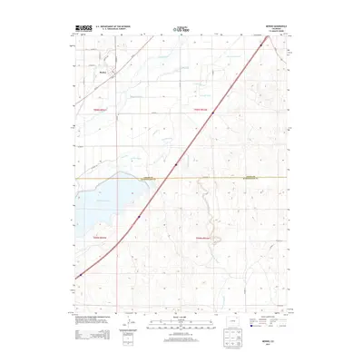 2013 Map of Merino, 2013 Print