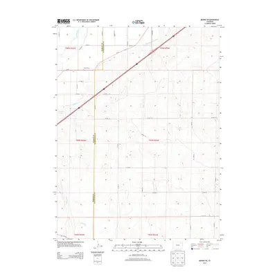 2013 Map of Merino SW, 2013 Print