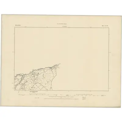 1875 Map of Merionethshire II.SW, 1885 Print