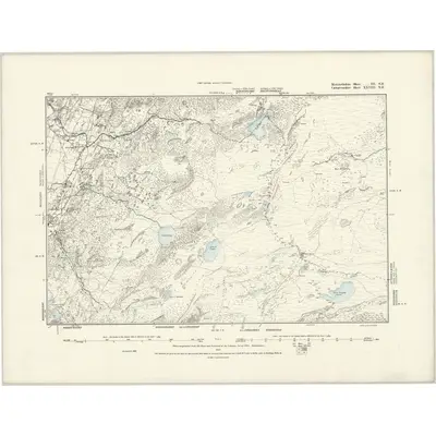 1887 Map of Merionethshire III.NE, 1888 Print