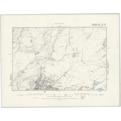 1887 Map of Merionethshire IV.NW, 1888 Print