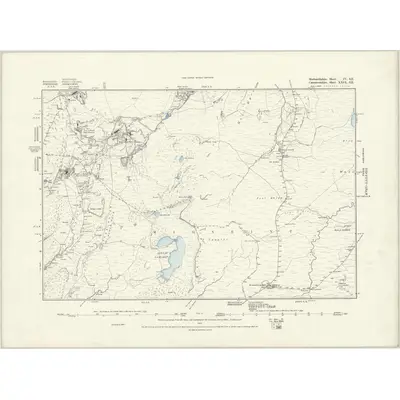 1887 Map of Merionethshire IV.SE, 1888 Print
