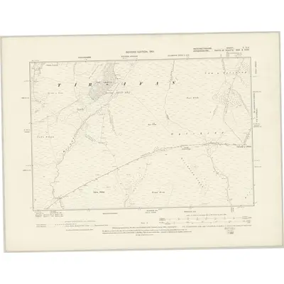 1900 Map of Merionethshire V.SE, 1901 Print