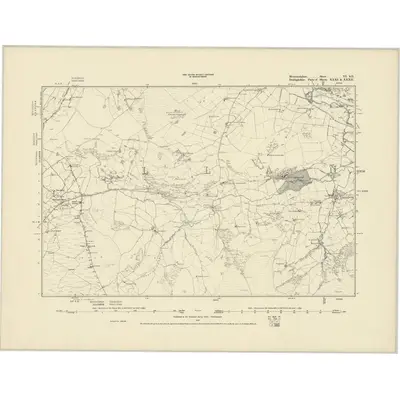 1875 Map of Merionethshire VI.SE, 1887 Print