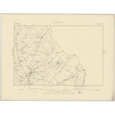 1875 Map of Merionethshire VIII.NW, 1885 Print