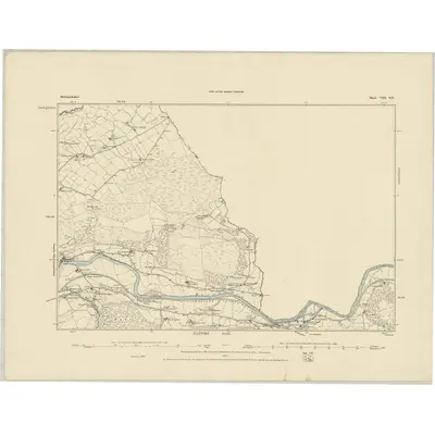 1875 Map of Merionethshire VIII.SE, 1885 Print