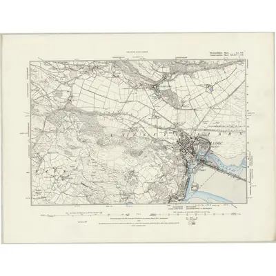 1887 Map of Merionethshire X.SE, 1888 Print
