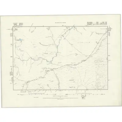 1875 Map of Merionethshire XIII.NW, 1888 Print