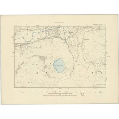 1887 Map of Merionethshire XIII.SE