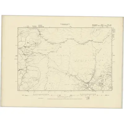 1875 Map of Merionethshire XIV.NE, 1887 Print
