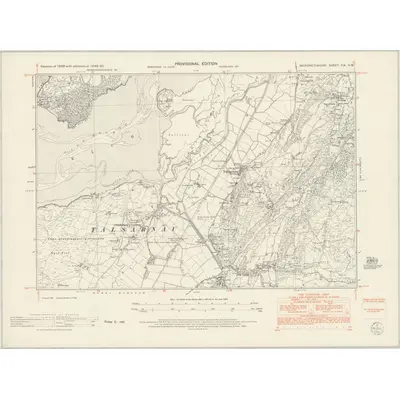 1949 Map of Merionethshire XIX.NW, 1954 Print