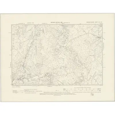 1899 Map of Merionethshire XIX.SE, 1901 Print