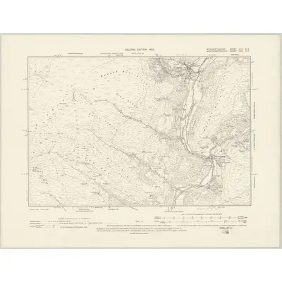 1900 Map of Merionethshire XLII.SE, 1902 Print