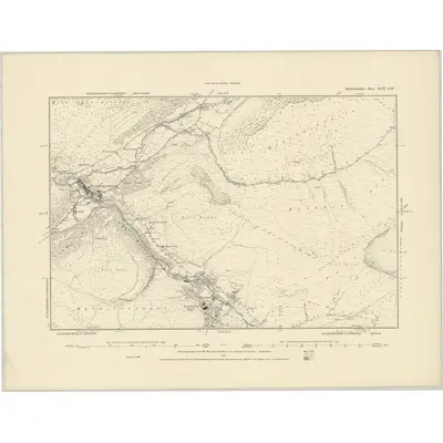 1887 Map of Merionethshire XLII.SW