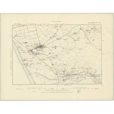 1887 Map of Merionethshire XLVI.SW