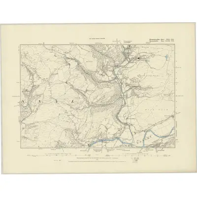 1887 Map of Merionethshire XLVII.NE