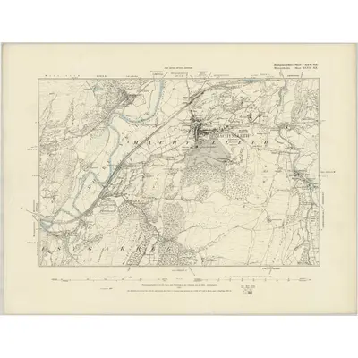1887 Map of Merionethshire XLVII.SE