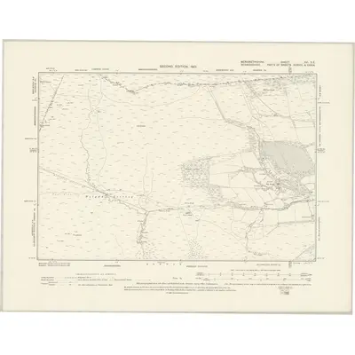 1899 Map of Merionethshire XVI.SE, 1901 Print
