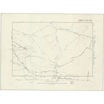 1875 Map of Merionethshire XVI.SW, 1889 Print