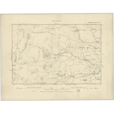 1887 Map of Merionethshire XXI.NE