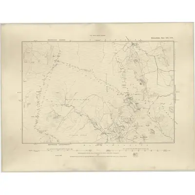 1887 Map of Merionethshire XXI.NW