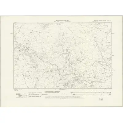 1900 Map of Merionethshire XXI.SE, 1931 Print