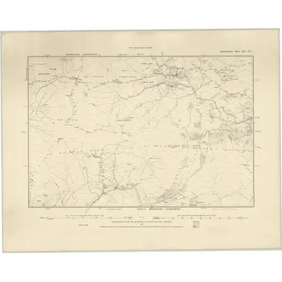 1887 Map of Merionethshire XXI.SW