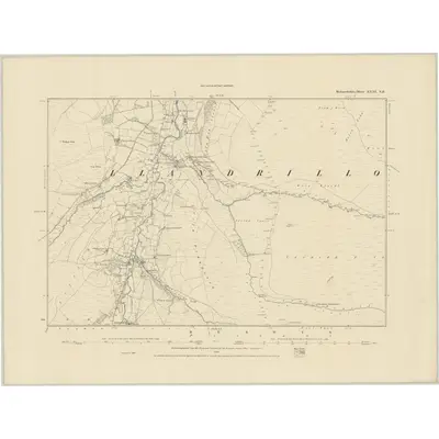 1886 Map of Merionethshire XXIII.NE