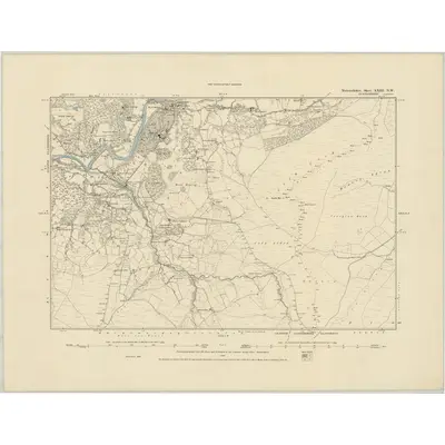 1886 Map of Merionethshire XXIII.NW