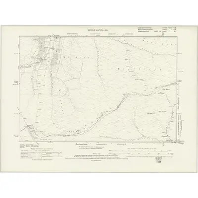 1900 Map of Merionethshire XXIII.SE, 1931 Print