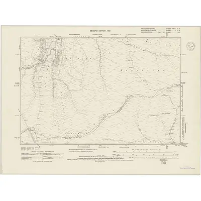 1900 Map of Merionethshire XXIII.SE, 1948 Print