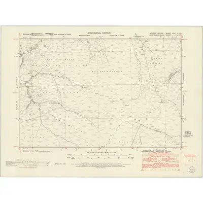 1949 Map of Merionethshire XXIII.SW, 1953 Print