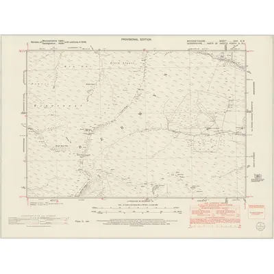 1949 Map of Merionethshire XXIV.NW, 1953 Print