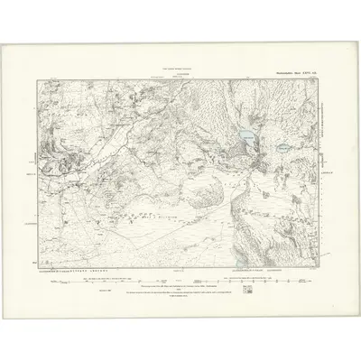 1887 Map of Merionethshire XXVI.SE, 1888 Print