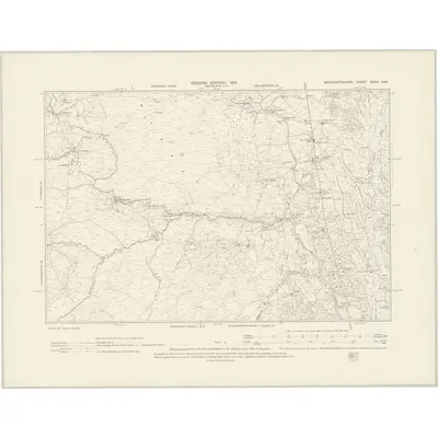 1900 Map of Merionethshire XXVII.NW, 1901 Print