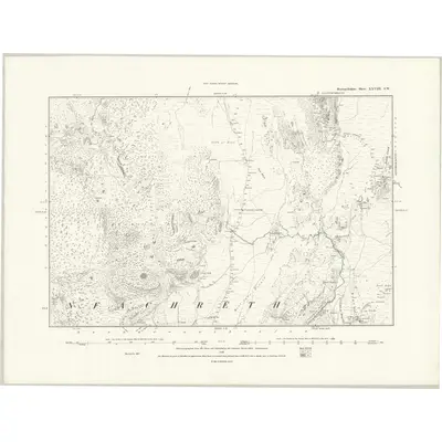 1887 Map of Merionethshire XXVIII.SW, 1888 Print