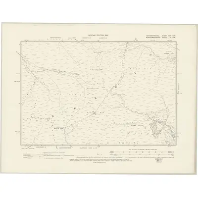 1900 Map of Merionethshire XXX.NW, 1901 Print