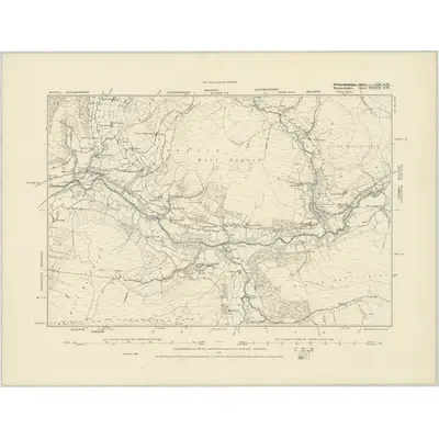 1887 Map of Merionethshire XXXIX.SW