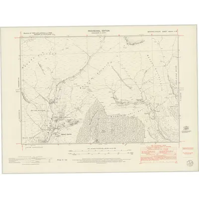 1949 Map of Merionethshire XXXVIII.SW, 1954 Print