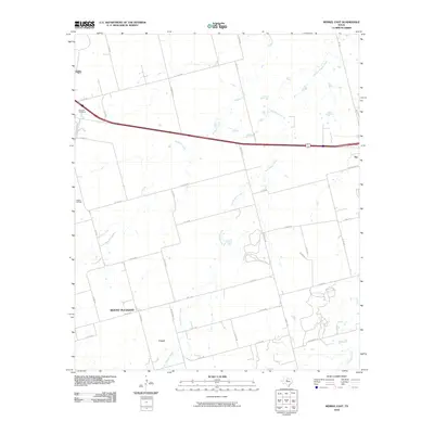 2010 Map of Merkel East, 2010 Print