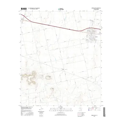2016 Map of Merkel West, 2016 Print