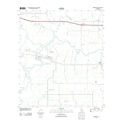 2012 Map of Mermentau, 2012 Print