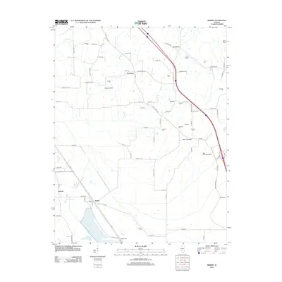 2012 Map of Mermet, 2012 Print