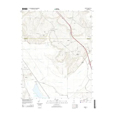 2015 Map of Mermet, 2015 Print