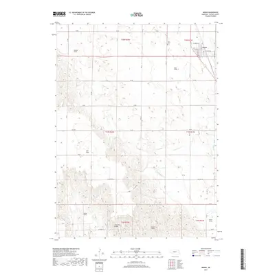 2017 Map of Merna, 2017 Print