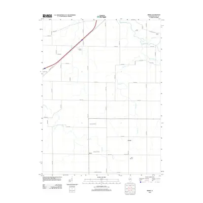 2012 Map of Merna, 2012 Print