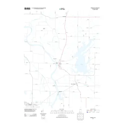 2013 Map of Merom, 2013 Print