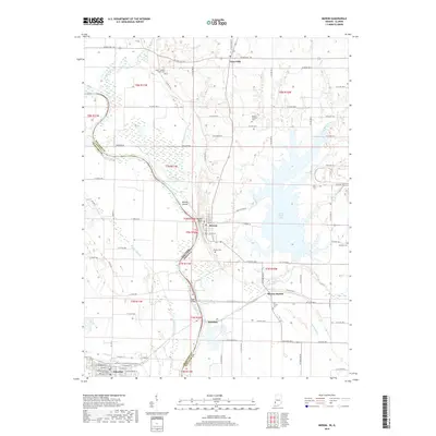 2019 Map of Merom, 2019 Print