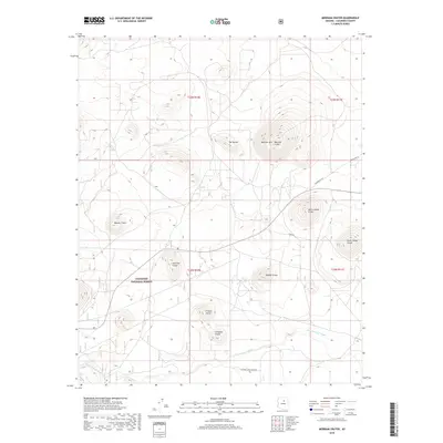 2018 Map of Merriam Crater, 2018 Print