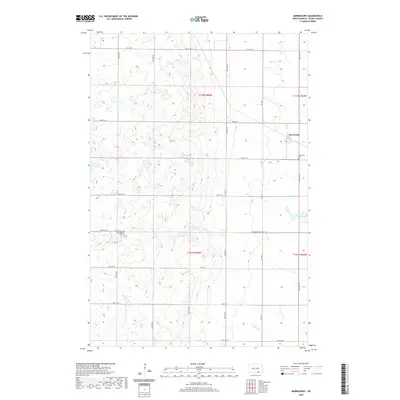 2020 Map of Merricourt, 2020 Print
